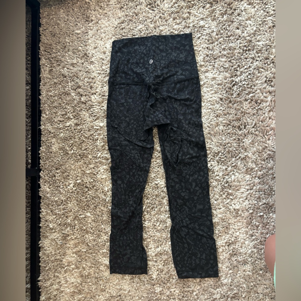 lululemon Align™ High Rise Crop,  Formation Camo Deep Coal Multi